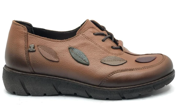 Venüs Yello Hakiki Deri Ortopedik Kadın Casual Ayakkabı - Resim 19