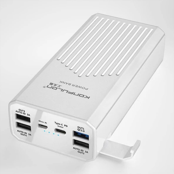 P40-Q 40000mAh Powerbank Hızlı Şarj Type-C ve 5 Çıkışla Taşınabilir Güç Kaynağınız - 6