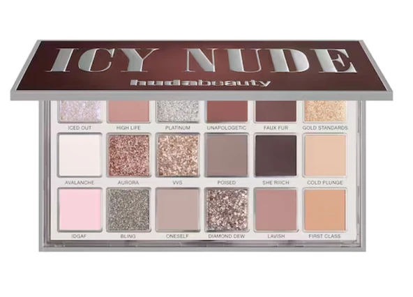 HUDA BEAUTY Icy Nude Eyeshadow Palette - Göz farı paleti