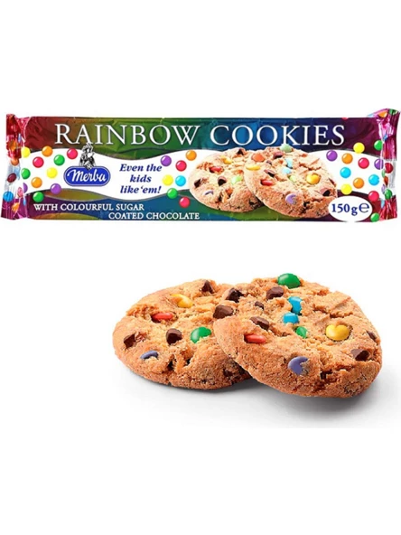 MERBA RAINBOW COOKİES 150GR