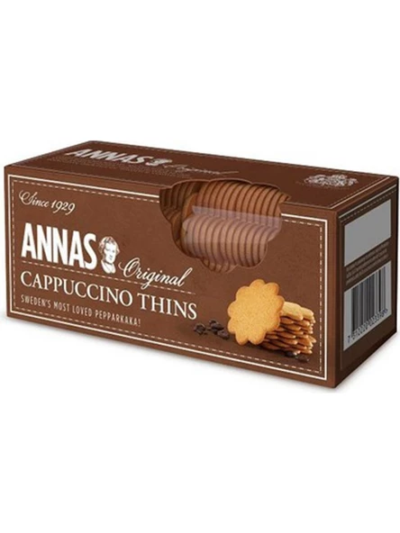 ANNAS CAPPUCCINO THINS 150GR