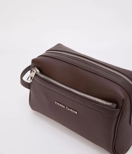 Pierre Cardin Erkek El Portföy Çantası Clutch Kahverengi 01PC001179-F-KH - 4