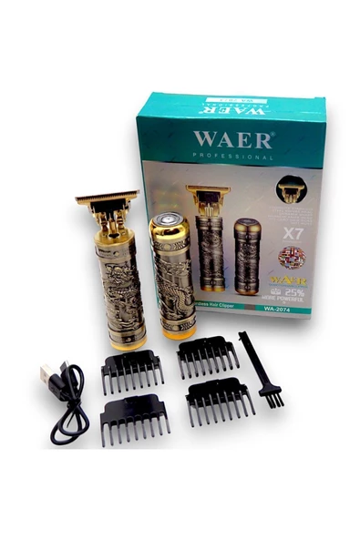 Waer Özel Tasarım Saç Sakal Tıraş Makinası - 8
