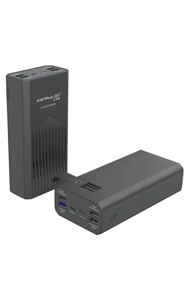 P40-Q 40000mAh Powerbank Hızlı Şarj Type-C ve 5 Çıkışla Taşınabilir Güç Kaynağınız - 2