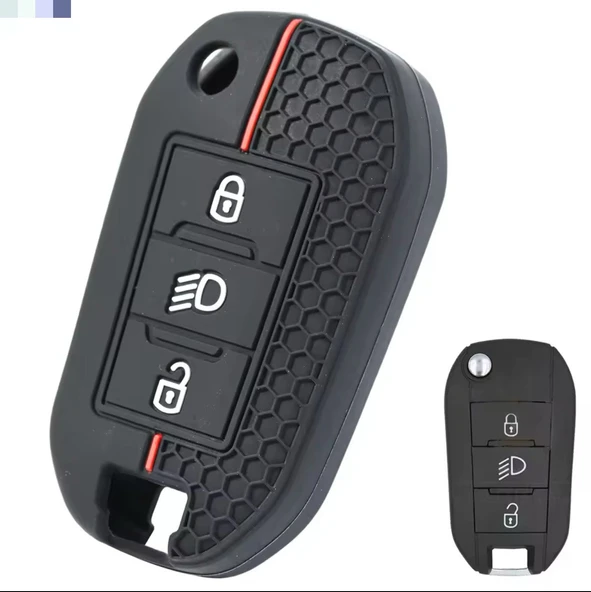 Peugeot  için Anahtar Koruma Kabı 208 301 308 508 5008 3008 MUTLAKA AÇIKLAMAYI OKUYUNUZ ürün görseli