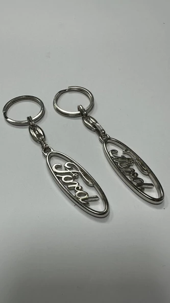 Ford Logolu Metal Anahtarlık Şık Tasarım İle Farkınızı Yaratın 2 ADET - Resim 3