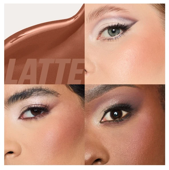 HUDA BEAUTY Icy Nude Blush Filter Latte - Bronzlaştırıcı allık - Resim 2