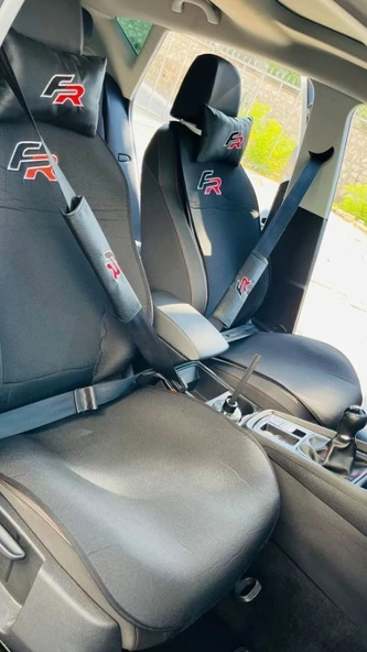 SEAT LEON FR LOGOLU 2013/2020 SİYAH ÖN MİNDER TAKIMI (ARKASI YOKTUR) - 2