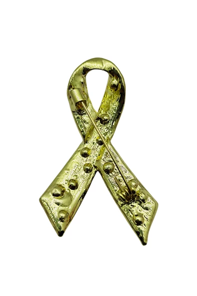 Kristal Taşlı Kanser Destek Kurdele Broş - Resim 4