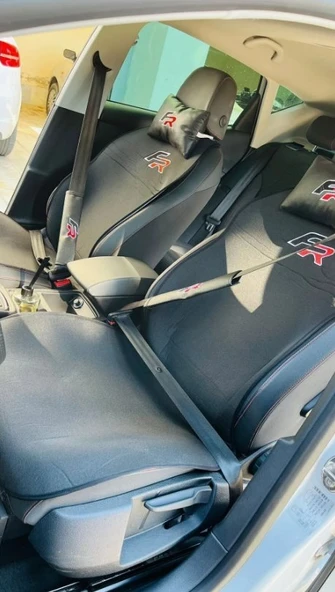 SEAT LEON FR LOGOLU 2013/2020 SİYAH ÖN MİNDER TAKIMI (ARKASI YOKTUR) - 5