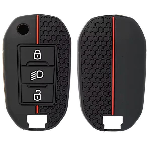 Peugeot  için Anahtar Koruma Kabı 208 301 308 508 5008 3008 MUTLAKA AÇIKLAMAYI OKUYUNUZ - Resim 3