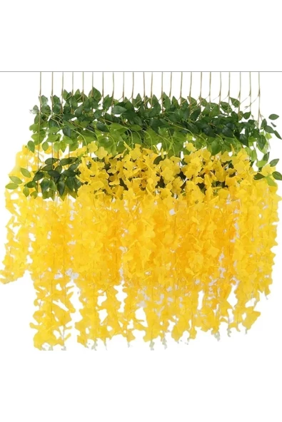 AKASYA SARI 5 DAL DEKOR NİSAN DOĞUM GÜNÜ BALKON SÜSÜ - Resim 2