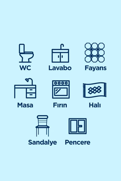 Iz Bırakmaz Yüzey Temizlik Havlusu Karbonat & Beyaz Sirke 100 Yaprak 3 Adet - 4