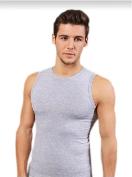 BERRAK 1013 ERKEK RİBANA KOLSUZ ATLET TEKLİ - Resim 4