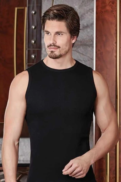 BERRAK 1013 ERKEK RİBANA KOLSUZ ATLET TEKLİ ürün görseli 1