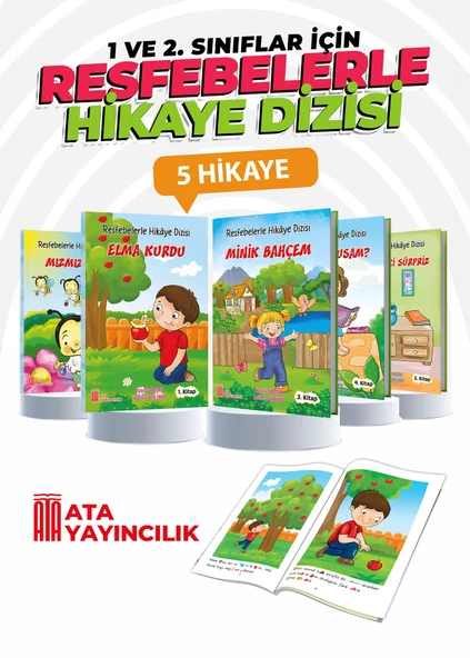 1.Sınıf Resfebelerle Okuyorum ve Öğreniyorum Seti - Resim 3