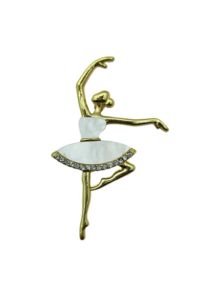 Zarif Balerin Broş - Resim 3