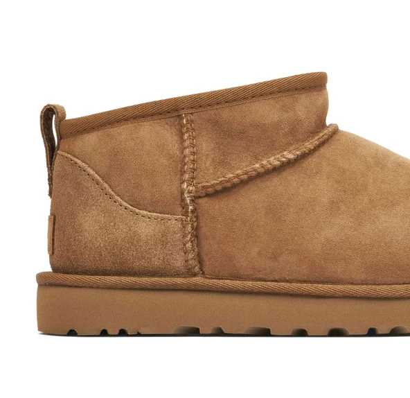 UGG Classic Ultra Mini Boot Chestnut Womens - Resim 2