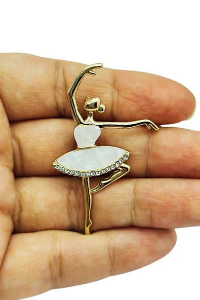 Zarif Balerin Broş ürün görseli 1