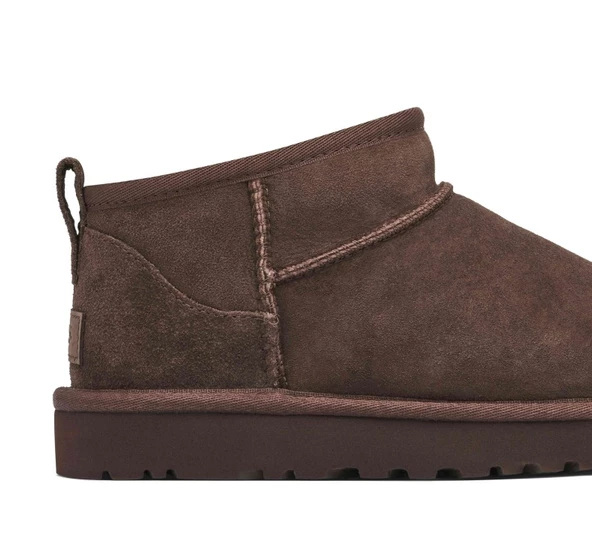 UGG Classic Ultra Mini Boot Burnt Cedar Womens - Resim 3