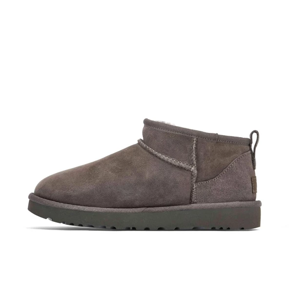 UGG Classic Ultra Mini Boot Grey Womens - Resim 3