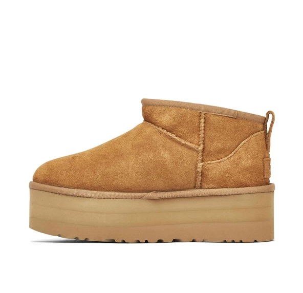 UGG Classic Ultra Mini Platform Chestnut Womens - Resim 3