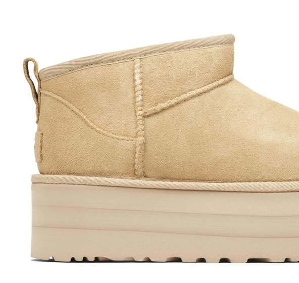 UGG Classic Ultra Mini Platform Brown Driftwood Womens - Resim 2