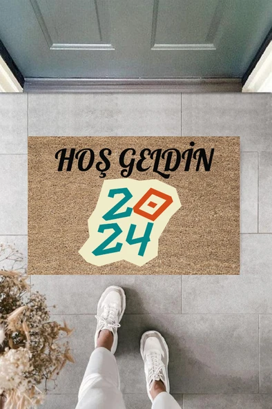 Kapı Önü Paspası Yeni Yıl Konsepti Dijital Baskı PY-175111133