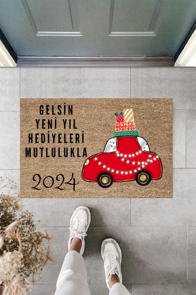 Kapı Önü Paspası Yeni Yıl Konsepti Dijital Baskı PY-175111135