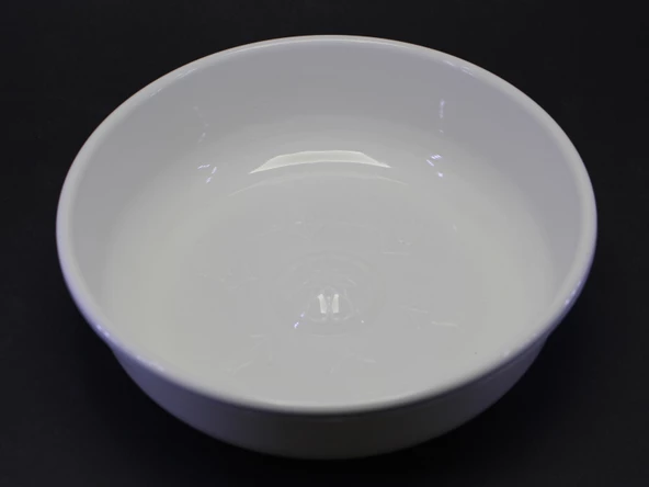 3 Adet Beyaz Renk Plastik Hamam Banyo Curun Sauna Termal Kaplıca Tası Maşrapa 20 Cm Çap 5 Cm Yükseklik - 3