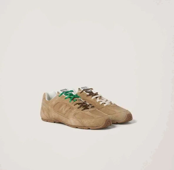 New Balance 530 SL x Miu Miu Ecru Suede - 3