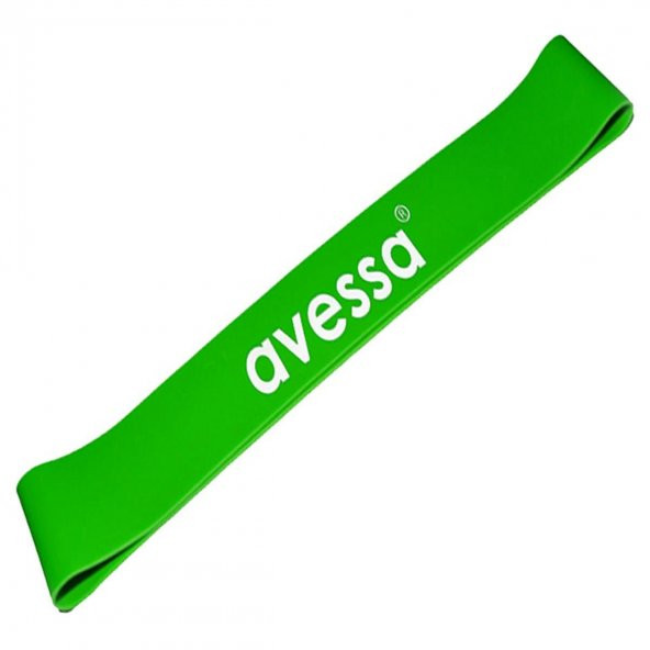 Avessa Latex Aerobik Band Orta Sertlik Yeşil Renk LAB 200