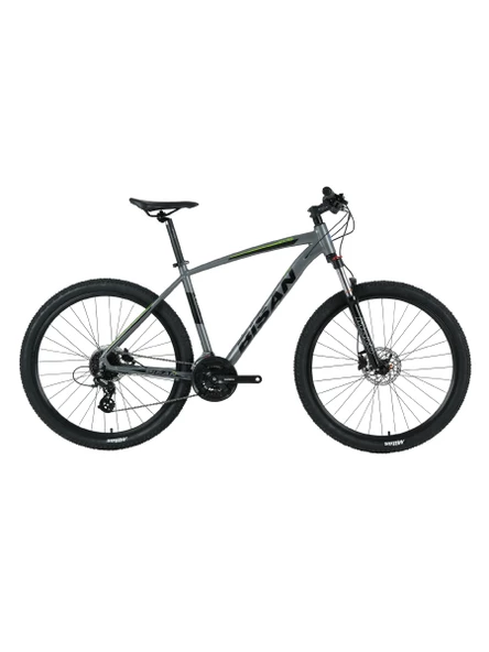 BİSAN BİSİKLET MTX 7300 27,5 JANT METALİK GRİ/YEŞİL