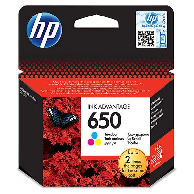 HP CZ102AE 650 UC RENKLI MUREKKEP KARTUSU 200 SAYFA - 2