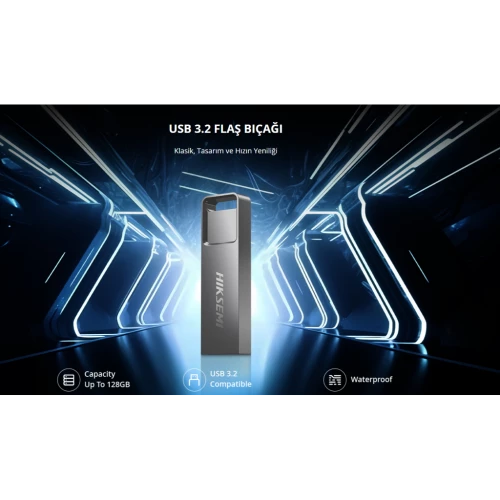 HIKSEMI Blade, HS-USB-E301, 128GB, USB 3.2, Su ve Toz Geçirmez, Flash Disk - 4