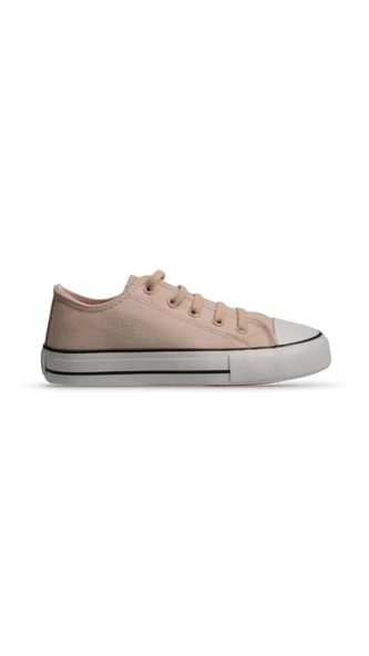 Büyük Erkek Çocuk Sneaker - Bej, Tekstil