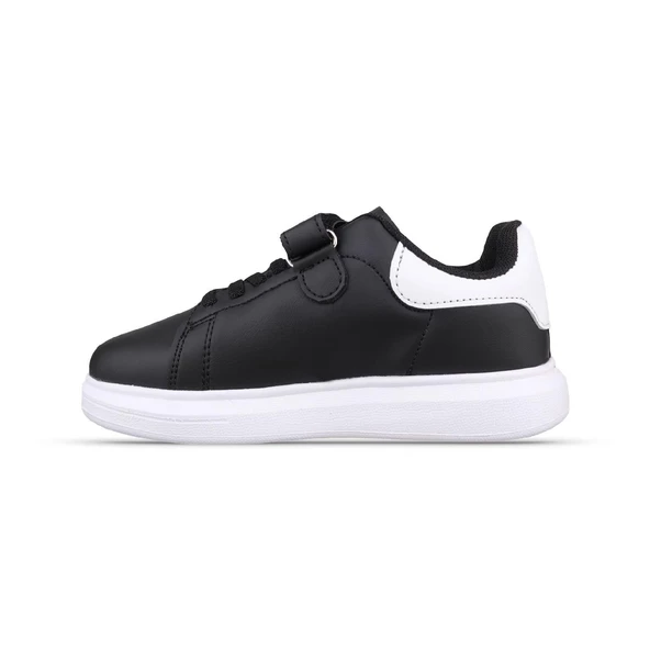 Büyük Erkek Çocuk Sneaker - Siyah, Cırtlı - 2