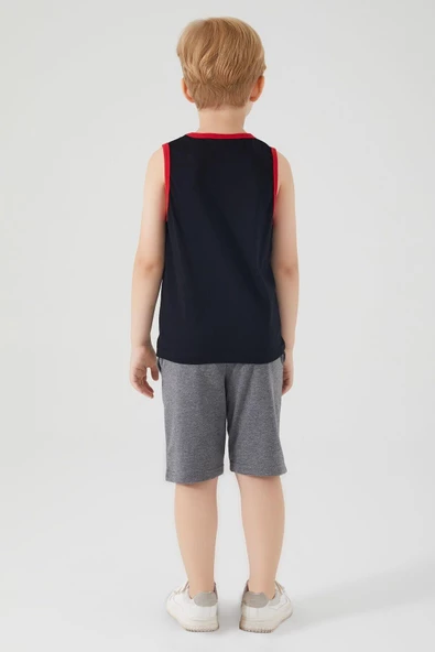 SUPERMAN ERKEK ÇOCUK BERMUDA TAKIM L1563-3 - 3