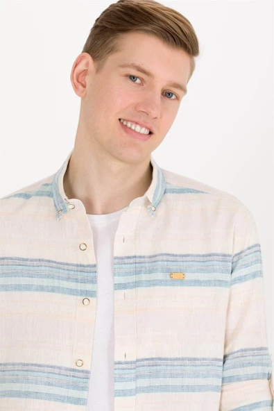 U.S. POLO ASSN. ERKEK DOKUMA GÖMLEK G081SZ004-1579897 - 2