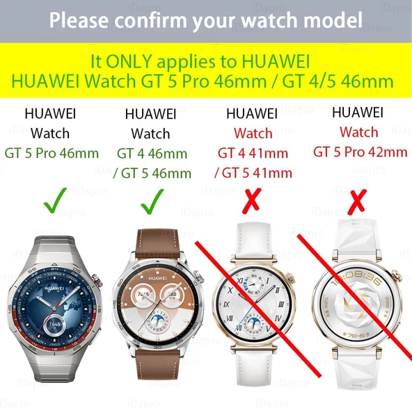 Huawei Watch GT 5 46mm Full Ekran Nano Saat Koruyucu (42/41mm Değildir) - Resim 2