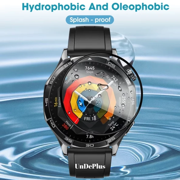 Huawei Watch GT 5 46mm Full Ekran Nano Saat Koruyucu (42/41mm Değildir) - Resim 11