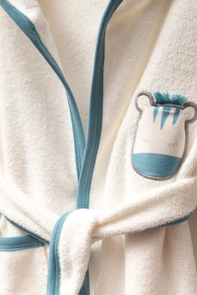 MOİ NOİ Bebek Yumuşak Havlu Bornoz - 2