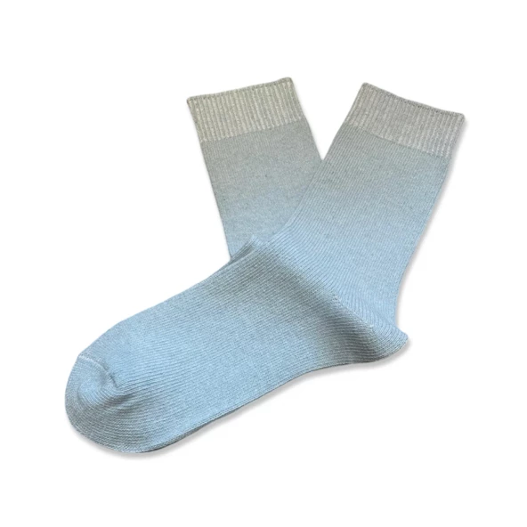 Endémique Studio The Wool Plain Baby Blue-Kadın Çorap - 2