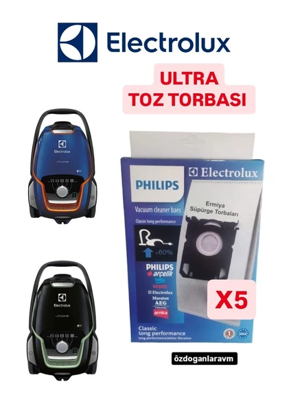Electrolux Elektrik Süpürgesi Toz Torbası Kutulu 5 li