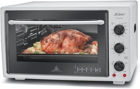 Arzum AR253 Cookart 35 lt Beyaz Mini Fırın Teşhir - 4