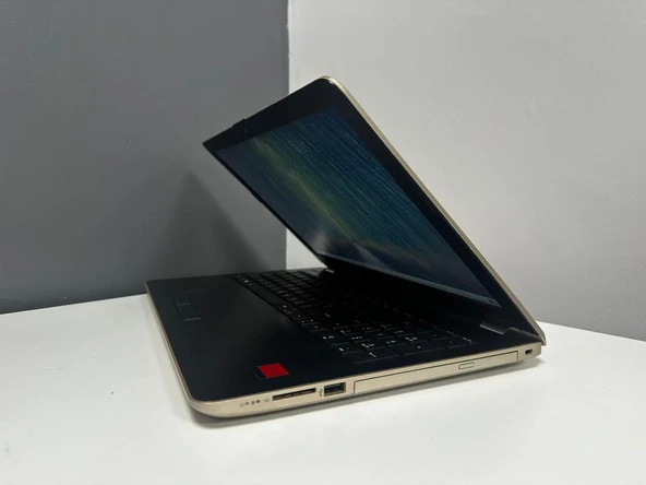 Hp Notebook 15-Bw046No A12-9720P 8Gb 256Gb Ssd 2Gb R7 M340 15.6"Hd Gold (Bx Laptop) 2.EL 3Ay Garanti - Resim 2