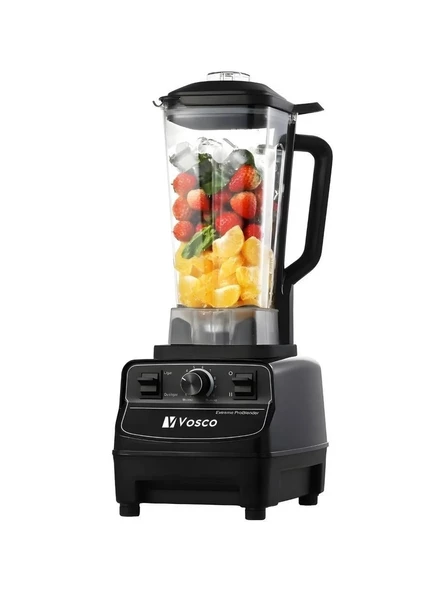 Vosco Vosco Bar Blender 2 Lt Buz Kırıcılı 1600W HS-767 (Siyah)