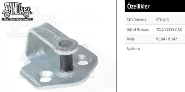 Ford Transit Ön Kapı Kilit Karşılığı V184 V347 (2001 -2014) - Resim 2