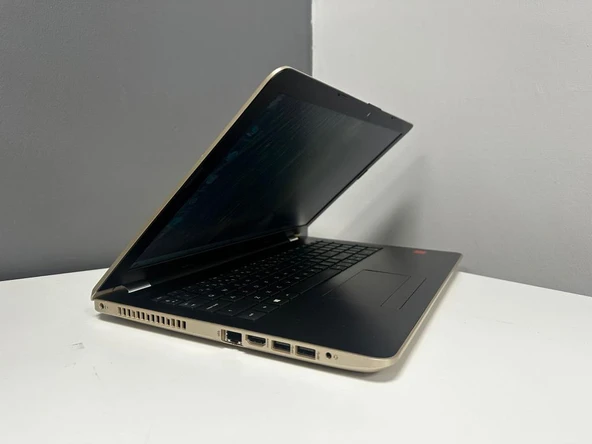 Hp Notebook 15-Bw046No A12-9720P 8Gb 256Gb Ssd 2Gb R7 M340 15.6"Hd Gold (Bx Laptop) 2.EL 3Ay Garanti - Resim 3