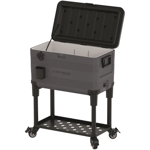 IcePeak Patio 70 Tekerlekli Raflı Buzluk 65.8 Litre - 3